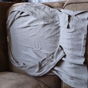 Loft boat neck tunic sweater